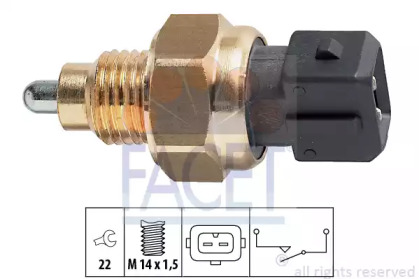 Перемикач заднього ходу автомобіля FACET 7.6108