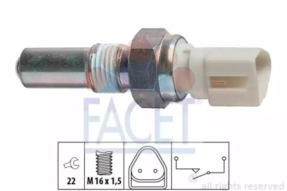 Перемикач заднього ходу автомобіля FACET 7.6212