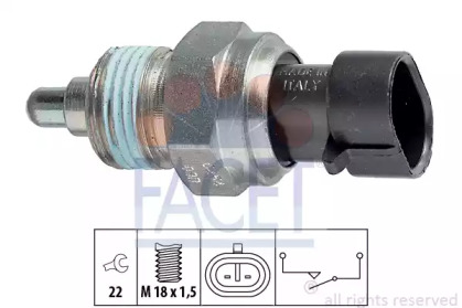 Датчик заднього ходу FACET 7.6254