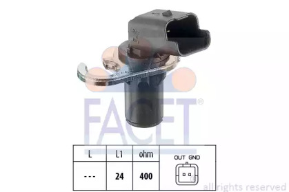 Датчик положення колінчастого вала FACET 9.0293