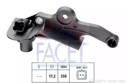 Датчик положення колінчастого вала FACET 9.0298