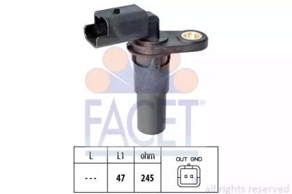 Датчик колінвалу FACET 9.0536