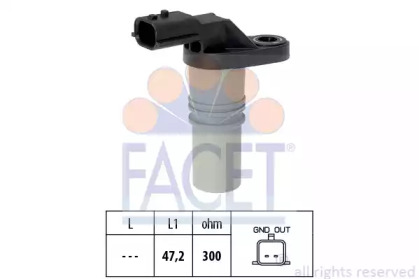 Датчик колінвалу FACET 9.0646