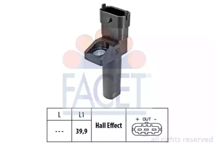 Датчик колінвалу FACET 9.0654