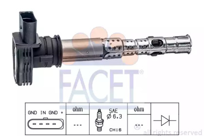 Котушка запалювання FACET 9.6326