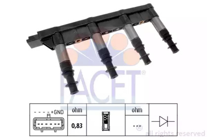 Котушка запалювання FACET 9.6383