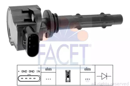 Катушка запалення FACET 9.6387