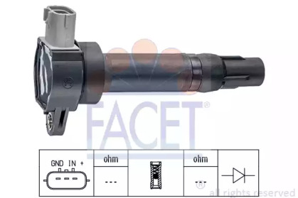 Катушка запалення FACET 9.6405