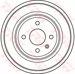 Тормозной барабан TRW DB4391
