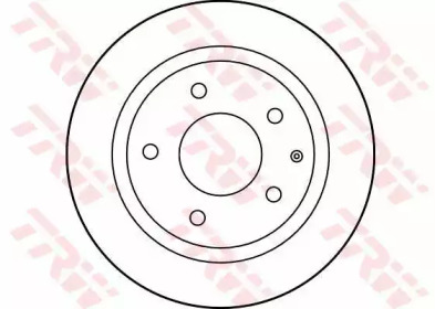Диск тормозной TRW DF2705
