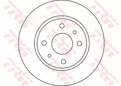 Гальмівний диск TRW DF4108