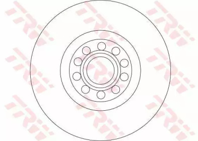 Диск гальмівний TRW DF4258S