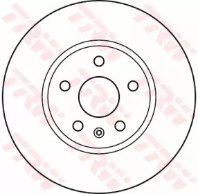Гальмівний диск TRW DF4996S