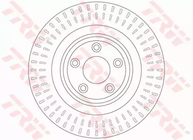 Диск гальмівний TRW DF6295