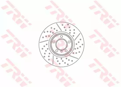 Диск тормозной TRW DF6604S