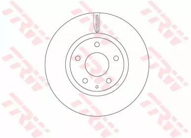 Диск гальмівний TRW DF8052