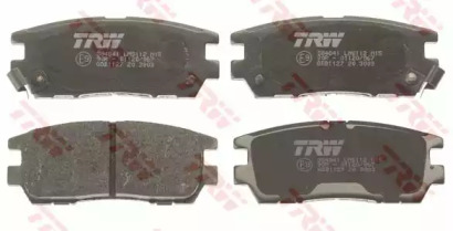 Комплект гальмівних колодок с 4 шт. дисків TRW GDB1127