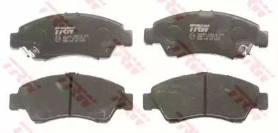 Комплект гальмівних колодок з 4 шт. дисків TRW GDB1164