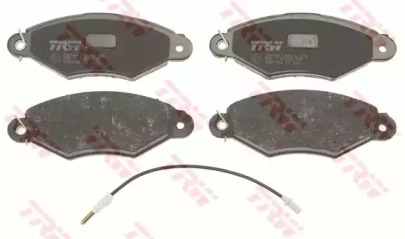 Комплект гальмівних колодок TRW GDB1402