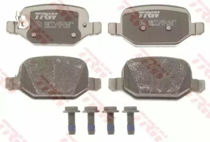 Комплект гальмівних колодок с 4 шт. дисків TRW GDB2002