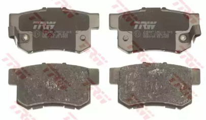 Комплект гальмівних колодок з 4 шт. дисків TRW GDB3154