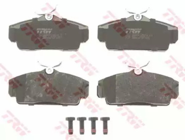 Комплект гальмівних колодок з 4 шт. дисків TRW GDB3168