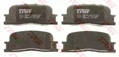 Комплект тормозных колодок COTEC TRW GDB3374