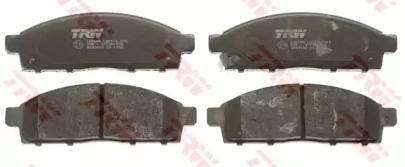 Комплект гальмівних колодок з 4 шт. дисків TRW GDB3435