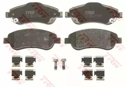 Комплект гальмівних колодок с 4 шт. дисків TRW GDB3445