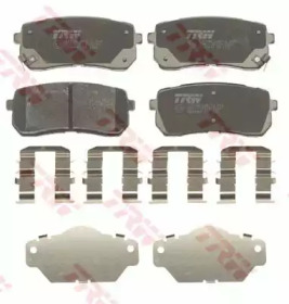 Комплект тормозных колодок COTEC TRW GDB3449