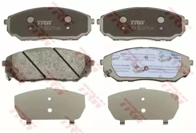 Комплект гальмівних колодок з 4 шт. дисків TRW GDB3452