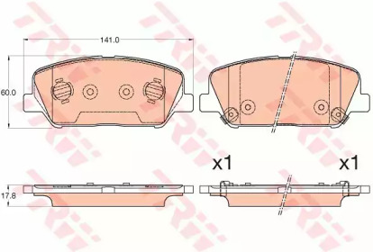 колодки TRW GDB3582