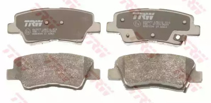 Комплект гальмівних колодок с 4 шт. дисків TRW GDB3594