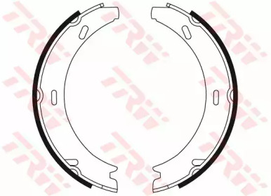 Комлект тормозных накладок TRW GS8595