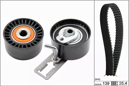 Комплект ГРМ Citroen C3/ Peugeot 207/208 1.4 HDi 09- Hepu 20-1760