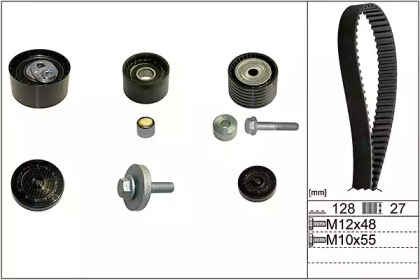 Комплект ГРМ Renault Clio/Laguna/Megane/Scenic 1.8/2.0 16V 98-09 Hepu 20-1914