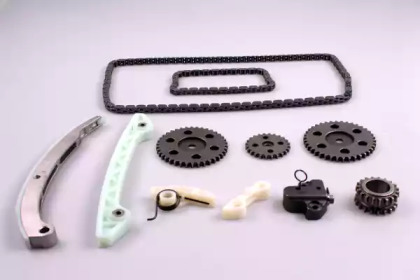 Комплект ланцюга ГРМ Ford Focus/Mondeo/Mazda 3/6 1.8-2.0 03-12/Volvo 1.8 04-12 (z=134/54) (симплекс) Hepu 21-0457