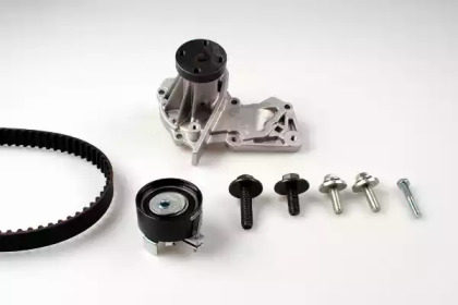 Комплект ГРМ + помпа Ford Mondeo/Focus 1.4/1.6i 03- (117x22) Hepu PK02550