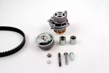 Комплект ГРМ + помпа Audi A3/Skoda Octavia/VW Golf 2.0FSI 04-10 (148x23) Hepu PK05451