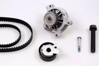 Комплект ГРМ + помпа VW T4 2.4D 90-03, 55/57kw, AJA/AAB Hepu PK05742