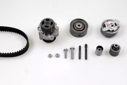 Комплект ГРМ + помпа Audi A4/TT/Skoda Octavia/Superb//VW Golf V/Passat/Tiguan 2.0TDI 05-17 (160x30) Hepu PK06543
