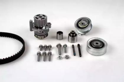 Комплект ГРМ + помпа Audi A3/Seat Leon 2.0TDI 06-12 (160x25)(помпа P654) Hepu PK06545