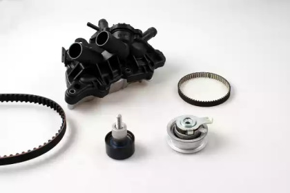 Комплект ГРМ + помпа VW Caddy IV/Passat/Golf 1.4 TSi/TGI 15- (10x87z)(+ ремінь помпи) Hepu PK06870