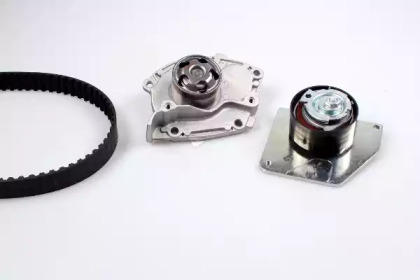 Комплект ГРМ + помпа Renault Megane/Scenic/Grand Scenic 1.9 dCi 09- (133x26) Hepu PK09660