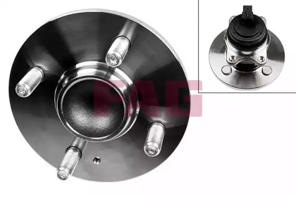 Підшипник маточини (задньої) Hyundai Accent III/Kia Rio II 1.0-1.6 02- FAG 713 6263 10