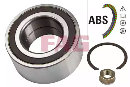 Підшипник маточини (передньої) Fiat Ulysse 02-11 /Citroen C8/Peugeot 807 02- FAG 713 6400 20