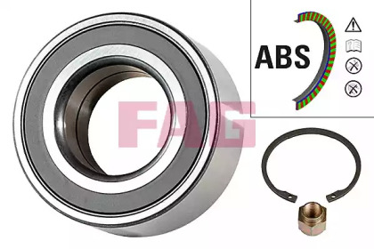 Підшипник маточини (передньої) Peugeot 206+ 09-13 FAG 713 6505 80