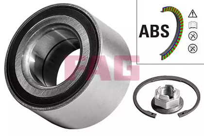 Подшипник маточини (передньої) Citroen C4 Picasso/Peugeot 308 II (42x80x44) (+ABS) FAG 713 6506 40