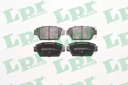 Комплект гальмівних колодок с 4 шт. дисків LPR 05P044
