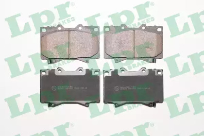 Комплект гальмівних колодок с 4 шт. дисків LPR 05P1050